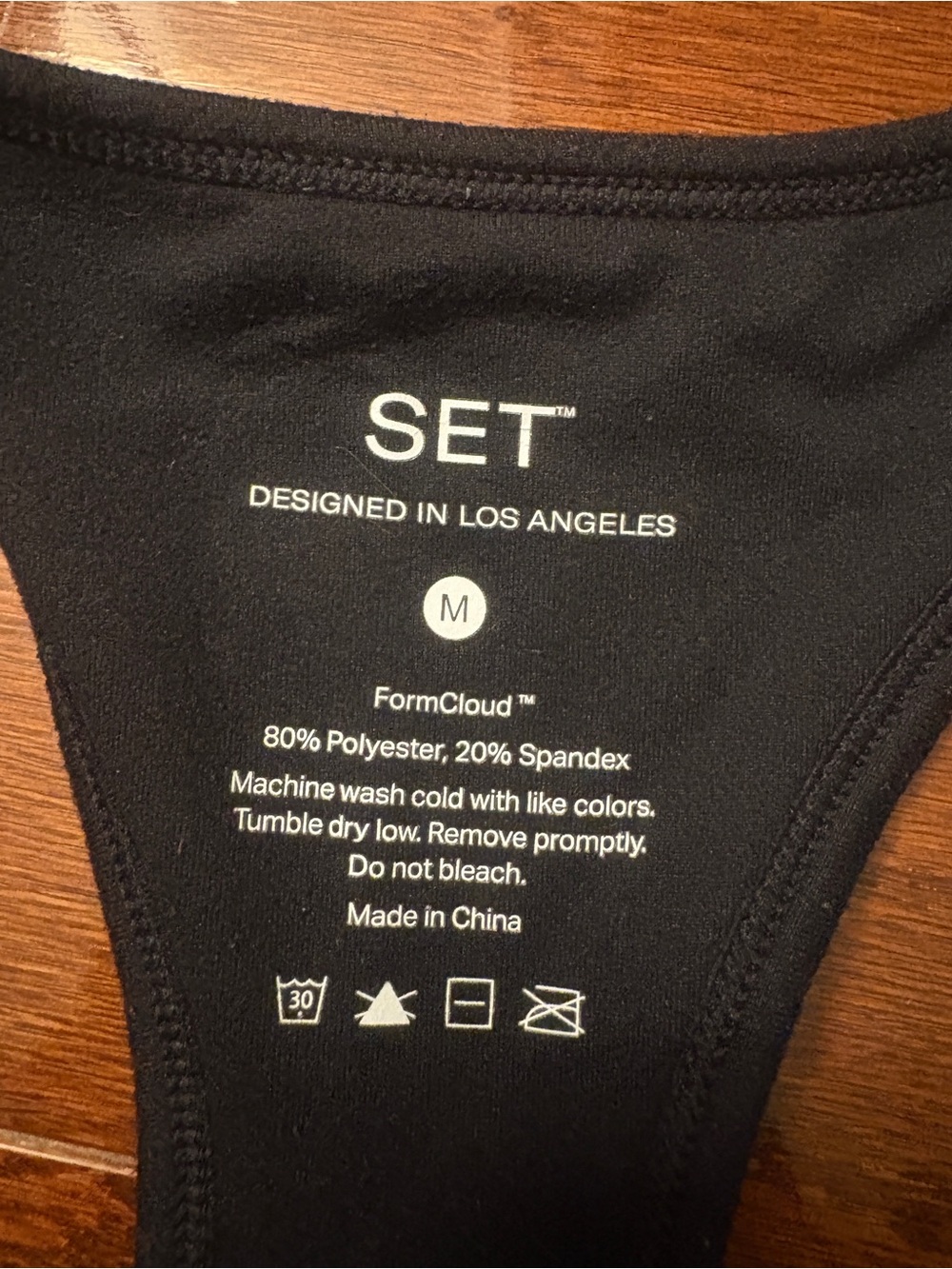 SET Active Formcloud Racerback Bra Medium - Picture 5 of 6
